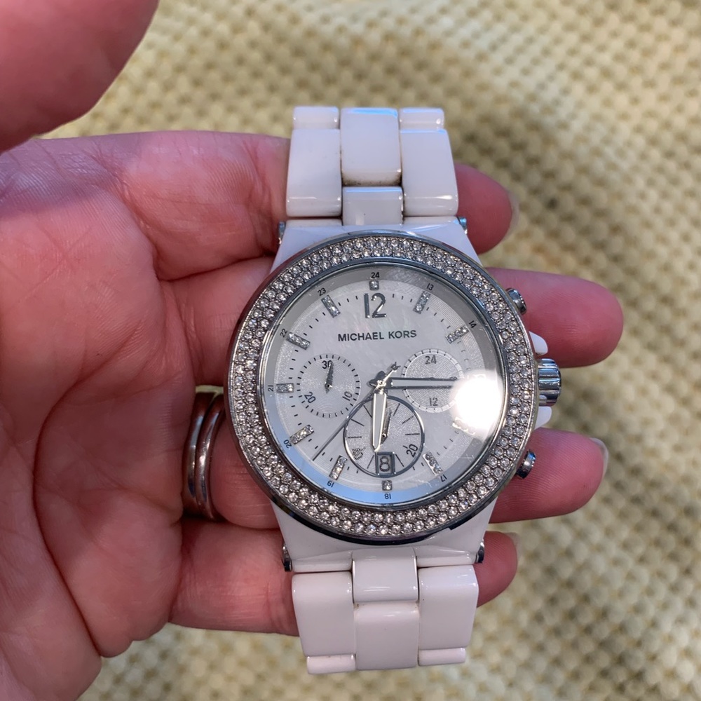 Michael Kors watch women’s ceramic